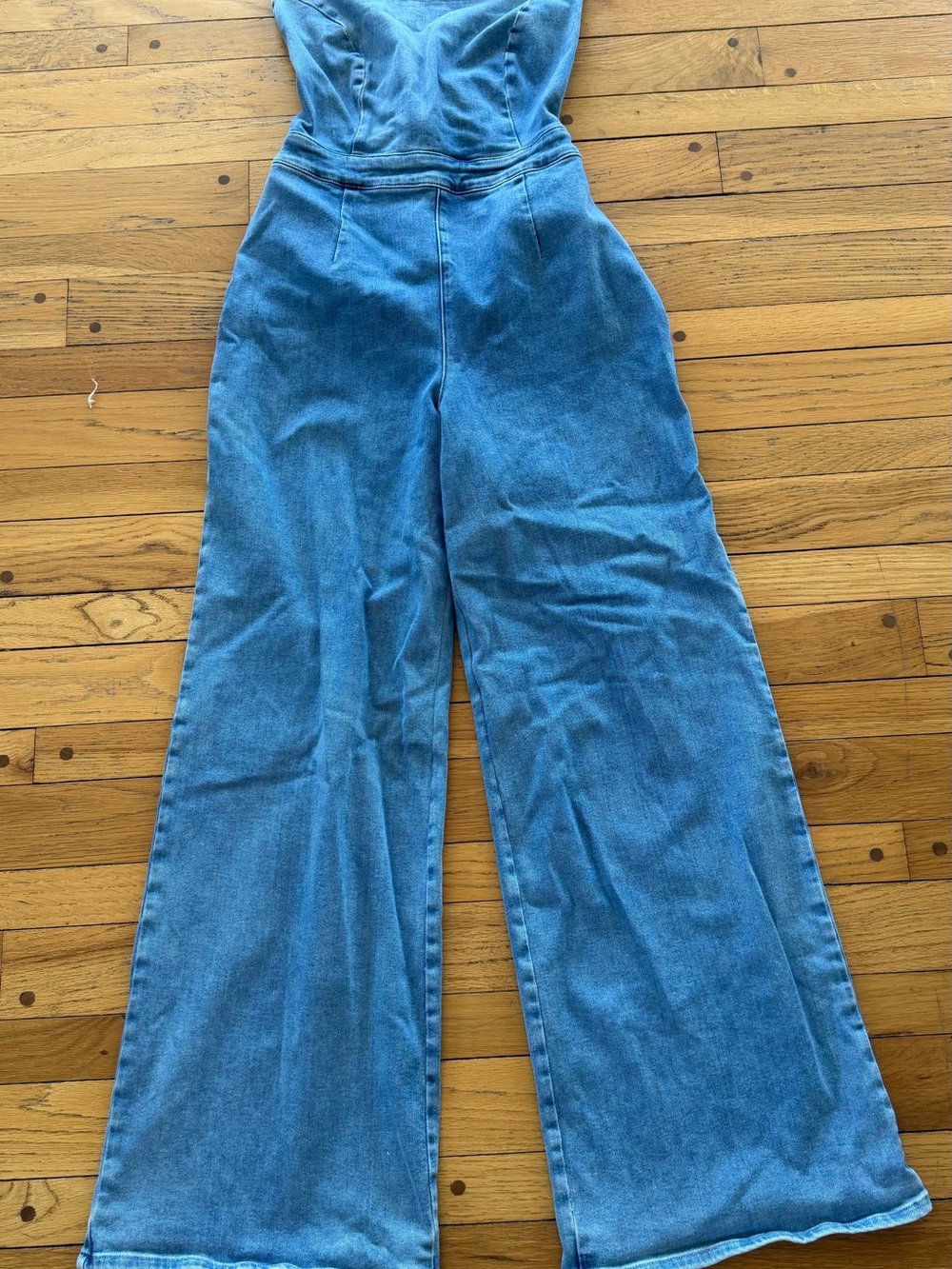 High-Waist Wide-Leg Women’s Jeans - Blue